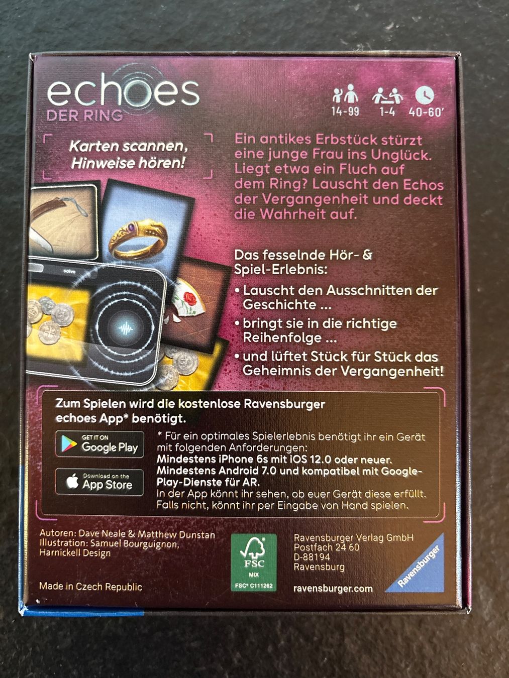 Ravensburger Spiele: ECHOES Der Ring Audio Mystery Spiel – Gebraucht aus Nottwil von wasserlufterde 2