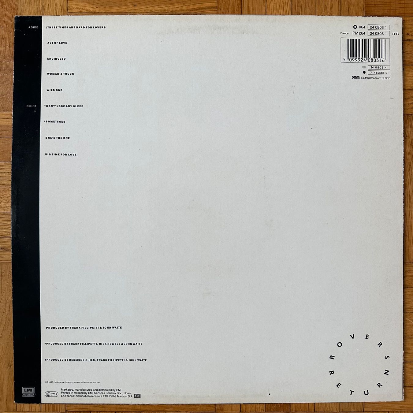 Dischi in vinile: LP - John Waite – Rover's Return – Usato da Breganzona venduto da Onairda75 1