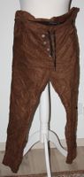 Hose Made Italy braun Knitterlook Gr. XL