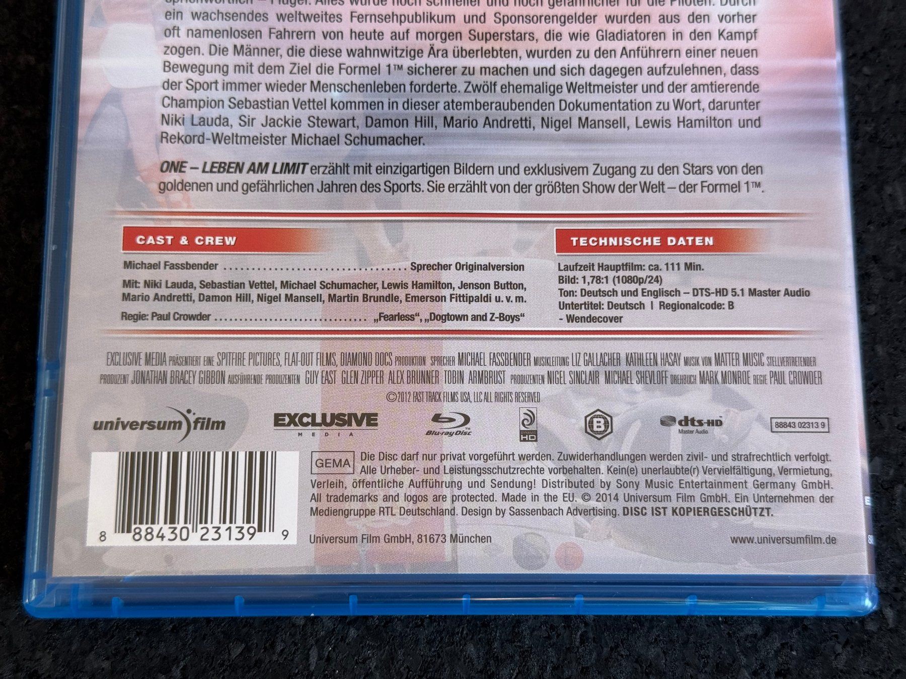 Tutti i DVDs: ONE "Leben am Limit" Blu-ray Disc DE/EN – Usato da Fribourg venduto da tschjoly 3