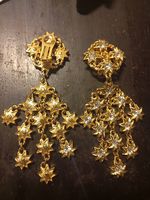 Christian Dior Ohrclips, goldfarben, Vintage, Top Zustand!