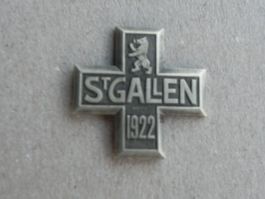 Abzeichen Eidg. Turnfest Sport St.Gallen SG 1922 Turnkreuz