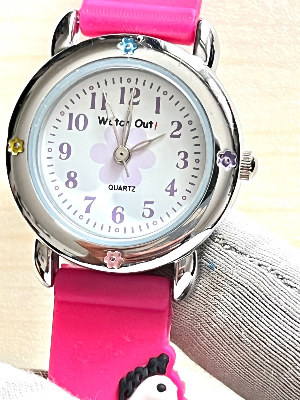Orologi: Pinke Kinderuhr mit Pferden – Usato da Grenchen venduto da chththl 3