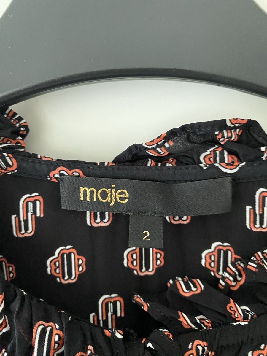 Maje Camicette: Maje Bluse, mit klassischem Maje Muster, Grösse 38 – Usato da Winterthur venduto da marisole4 2
