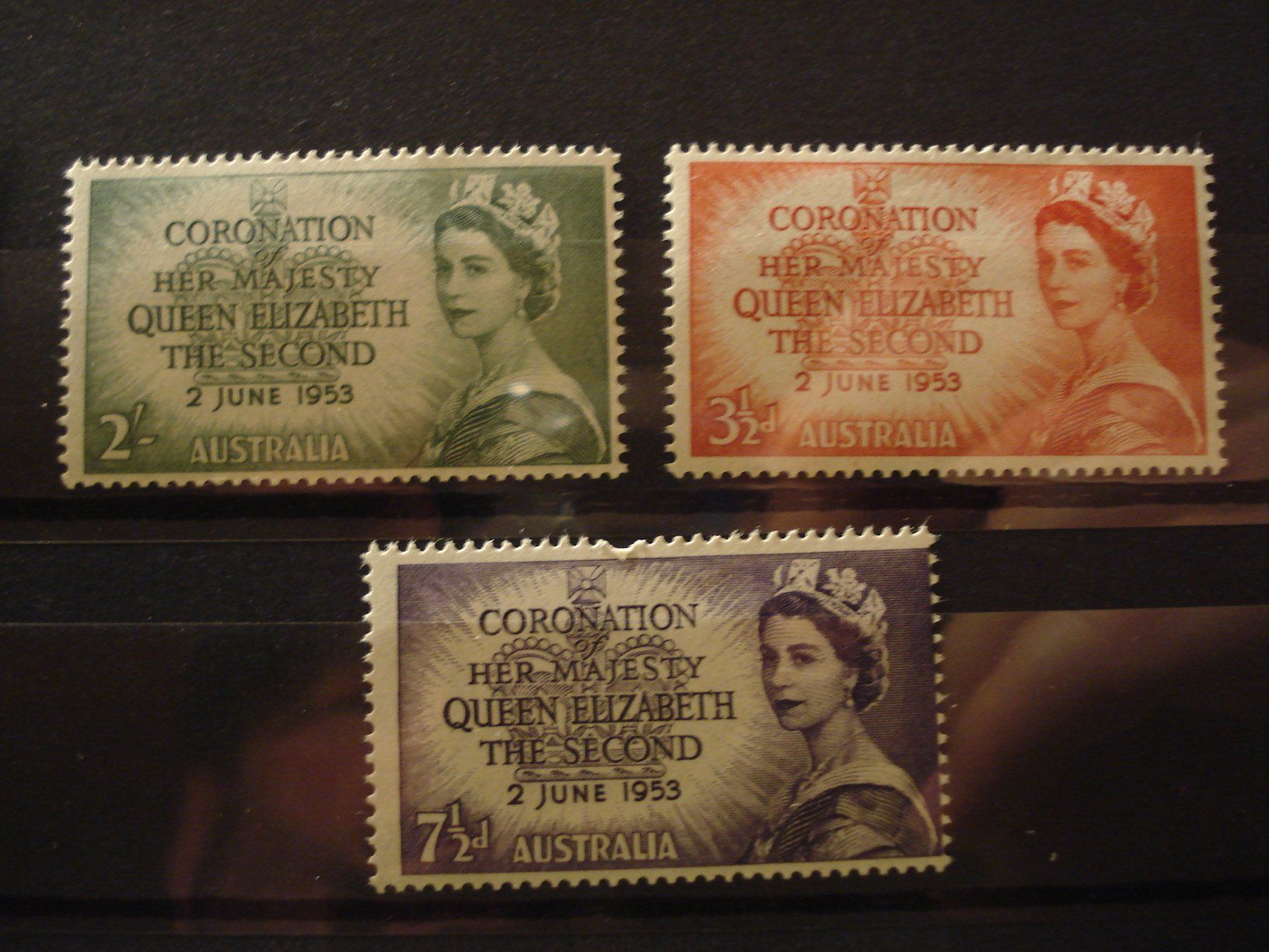 Tutti i francobolli: Australien, Satz Coronation 1953 ** – Usato da Niederwil AG venduto da morostahu