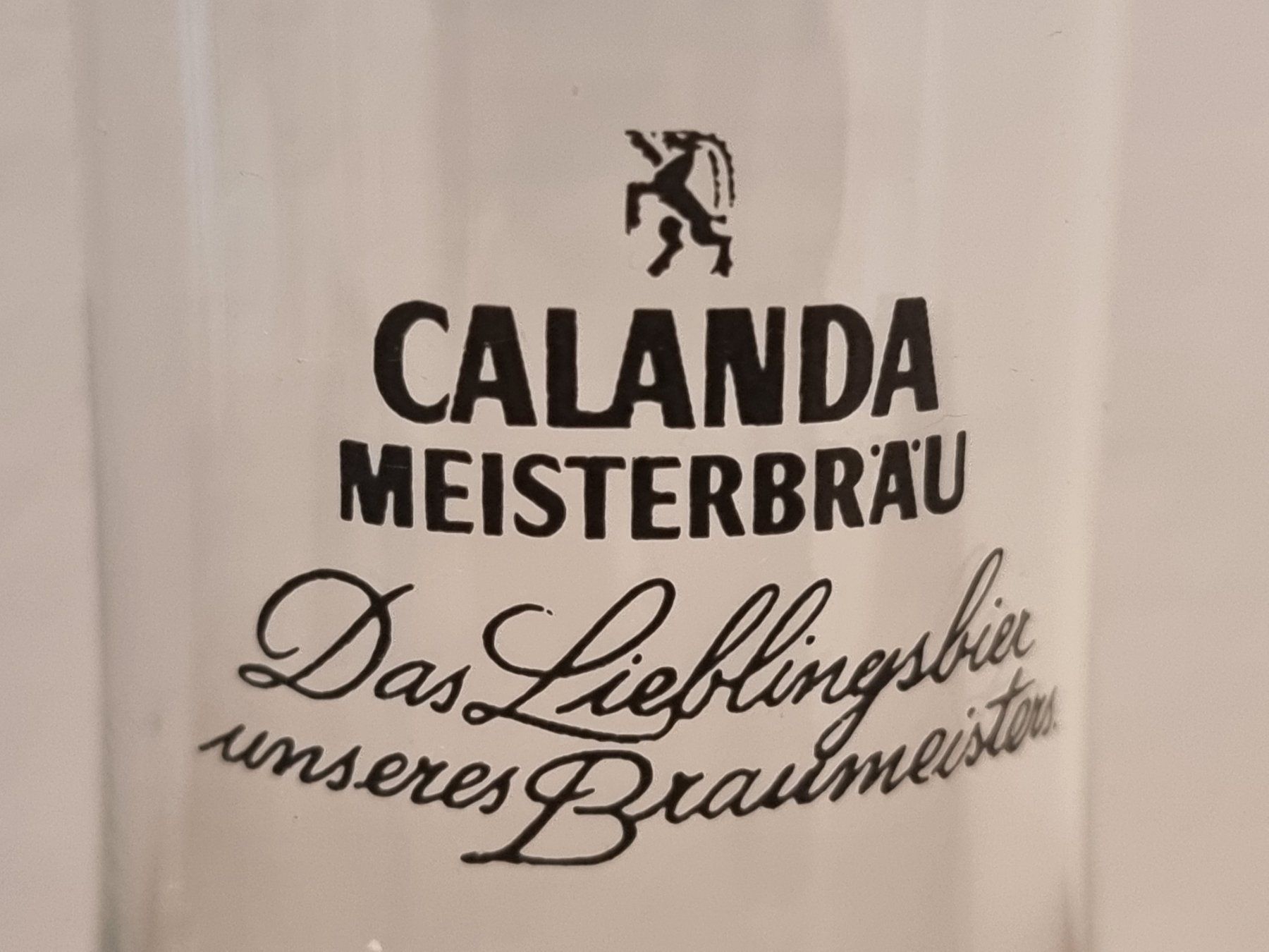 Bicchieri: Calanda Meisterbräu Bierglas – Usato da Lommis venduto da 0815undmehr 1