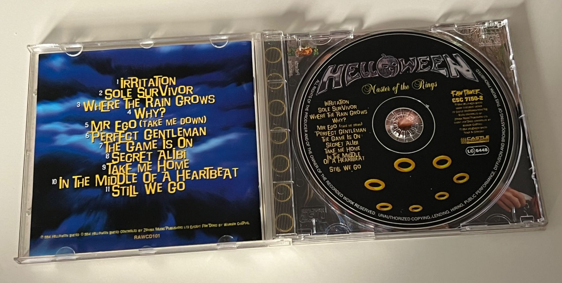 CD: Helloween - Master Of The Rings CD – Usato da Altstätten SG venduto da sheamus 2