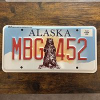 🇺🇸 U.S. Autoschild, Alaska MBG 452 - ORIGINAL 