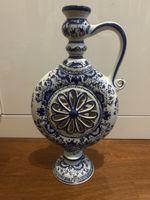 Carafe ancienne Delft bleu et blanc Boch Hollande