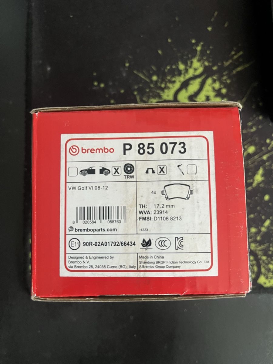 Brembo Tutti pezzi di ricambio auto: Plaquette de frein arrière – Nuovo e nell'imballaggio originale da Corpataux venduto da leajsl 3