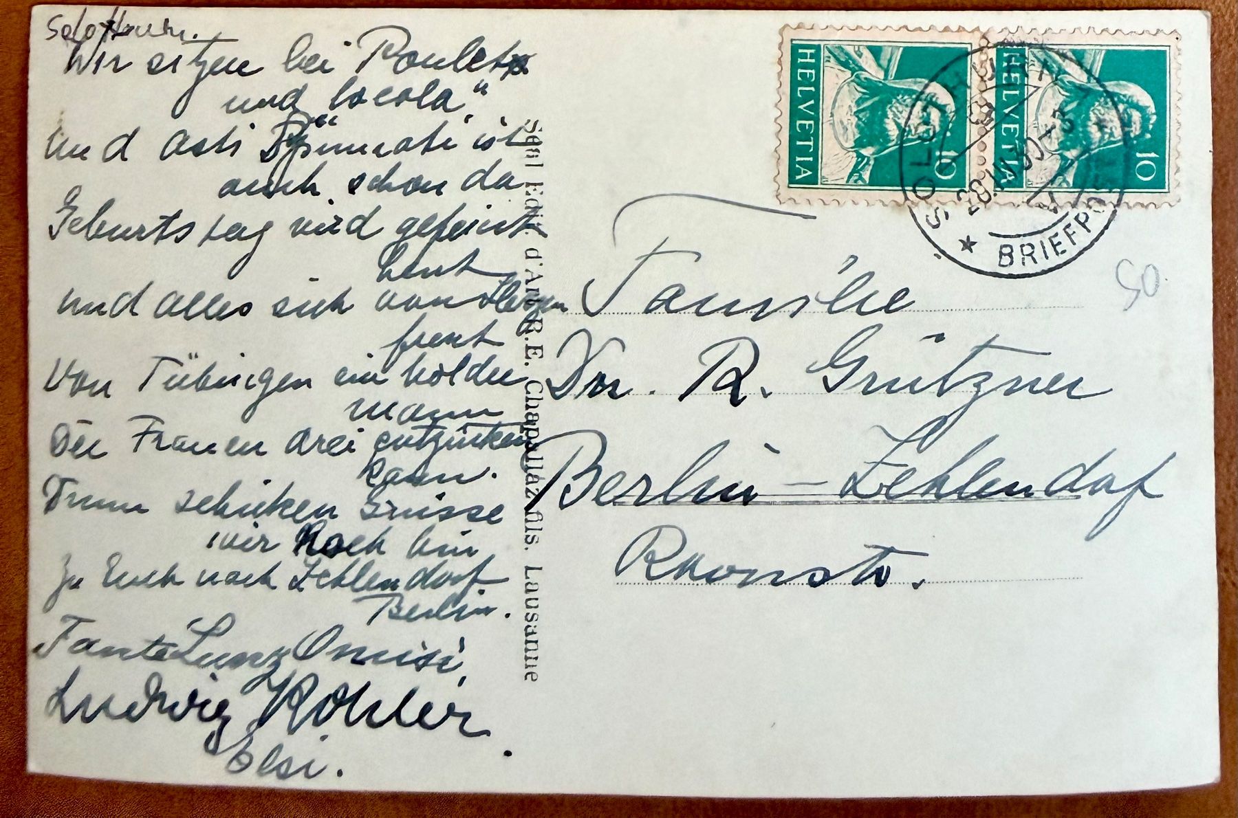 Cartoline postali: Solothurn - Baseltor 1930 – Usato da Lutry venduto da Ediego 1