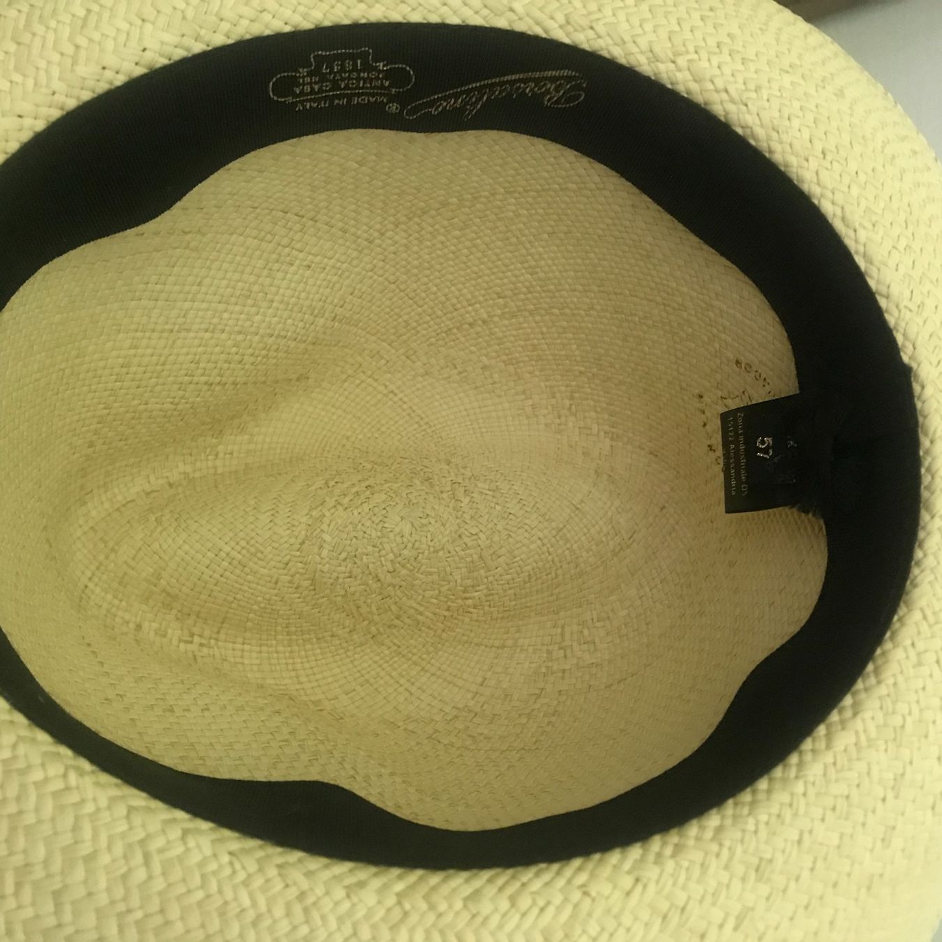Borsalino Hüte, Mützen & Caps: Borsalino Original Sonnenhut – Gebraucht aus Disentis/Mustér von Lisli_p 2