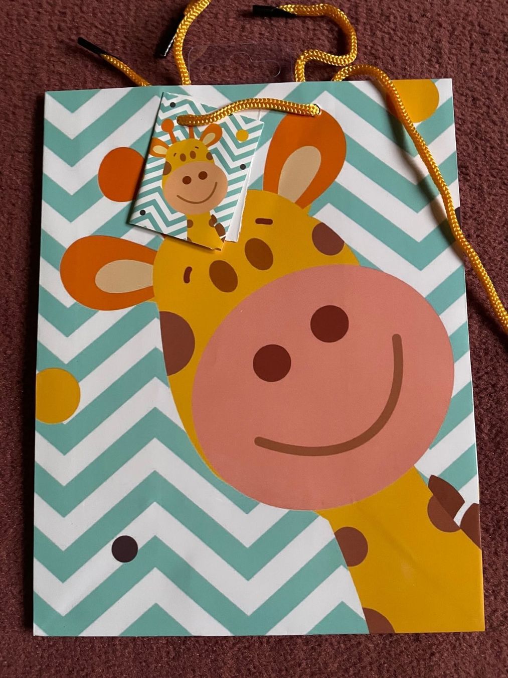 Papier: Kinder Geschenk Geschenktüte Verpackung Giraffe Tüte – Neuf (Voir description) à Buchs SG par Billikatze5
