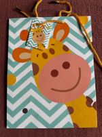 Kinder Geschenk Geschenktüte Verpackung Giraffe Tüte