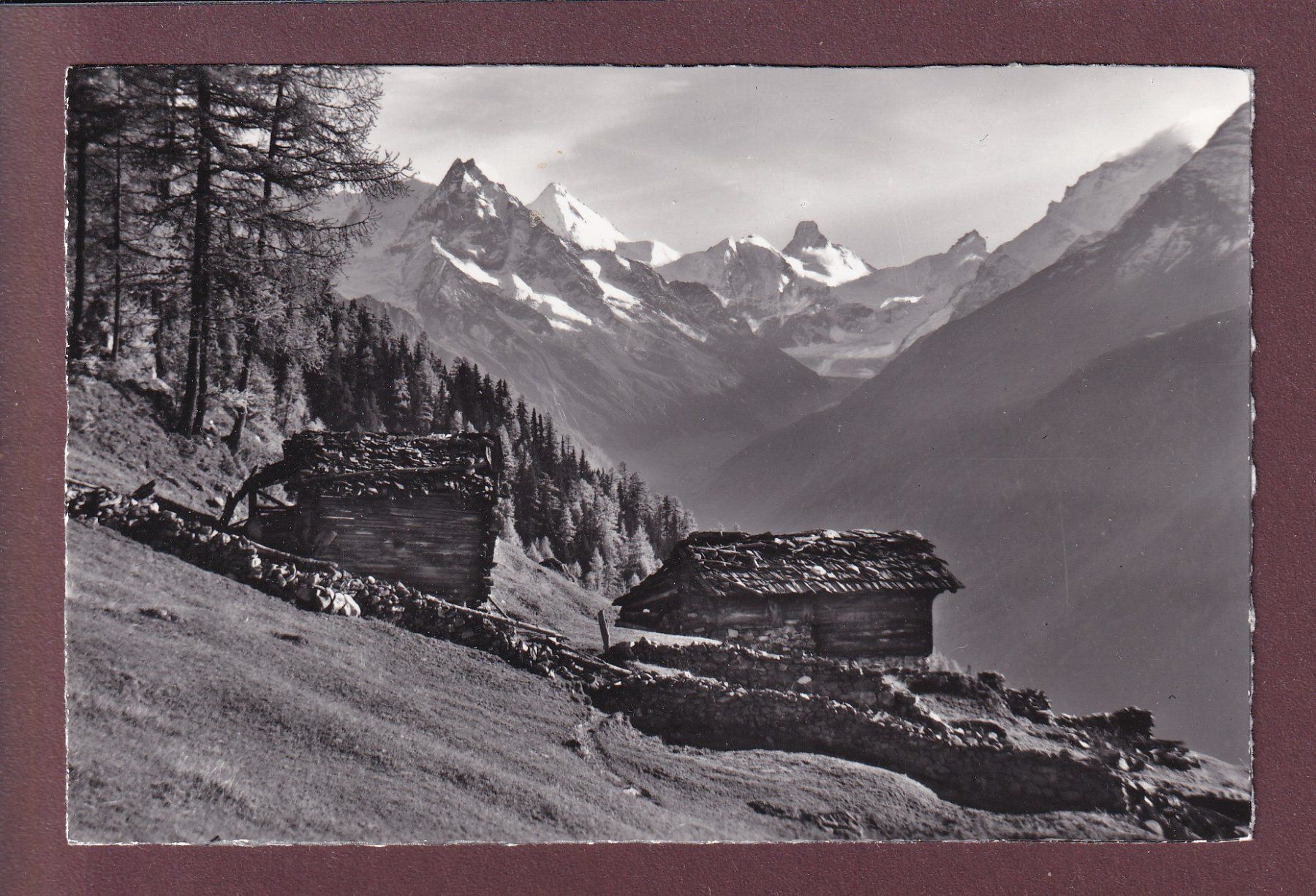 Cartoline postali: ALPE DES MOYES sur Ayer - St. Luc – Usato da Pully venduto da nicecards