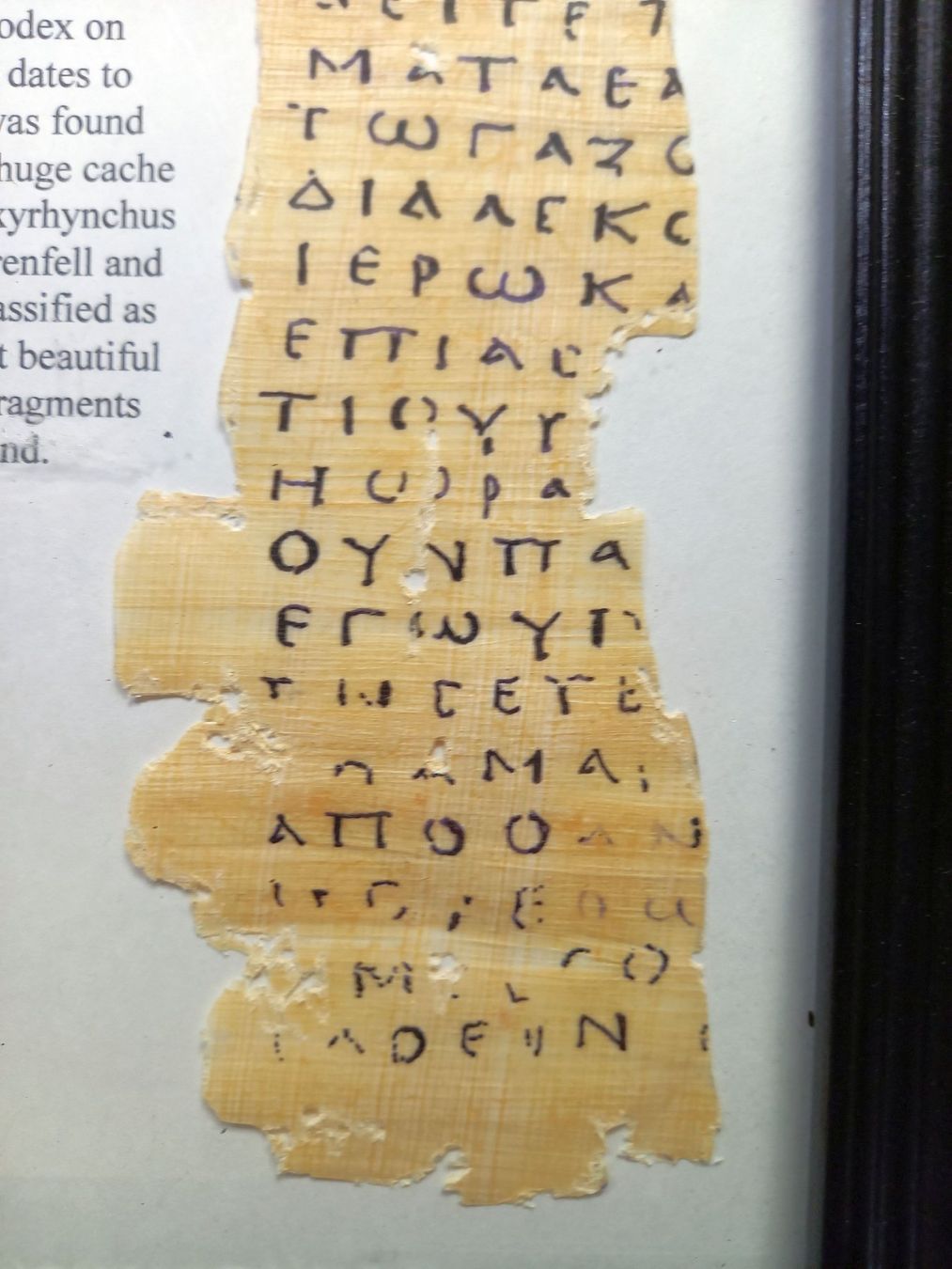 Foto & Immagini: Replik Papyrus P39 (OXY 1780) – Usato da Pfäffikon ZH venduto da Zimizami 2