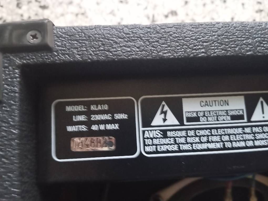 Amplificatori: Kustom KLA10 Verstärker 40W gebraucht – Usato da Basel venduto da Petergunn 2
