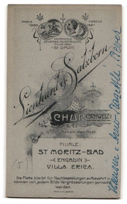 Fotografie &  Plakate: Fotografie Lienhard, Salzborn, Chur, St. – Gebraucht aus Berlin von bartko-reher 1