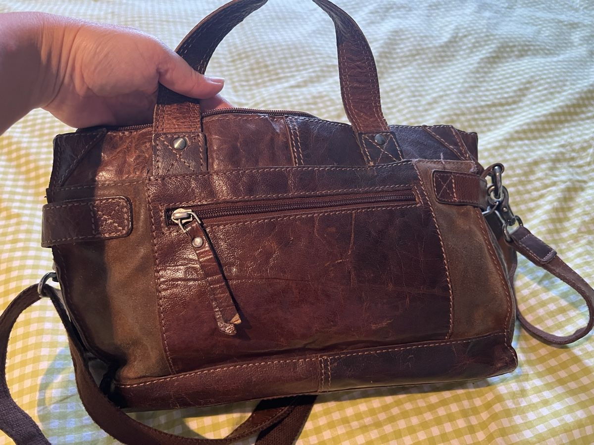 Sacs femmes: Brown Leather Handbag with inner fabric – D'occasion à Horgen par CarmenRL 1