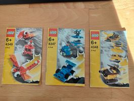 Lego; 3 kleine Baunleitungen X-Pod  4347/4348/4349  /X-Pod
