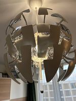 Suspension IKEA PS 2014 blanc/argent 35cm — réglable