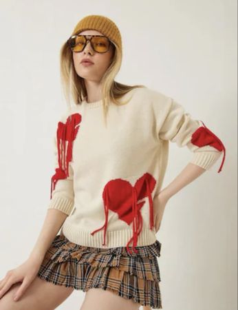 Pullover mit Herz-Motiv