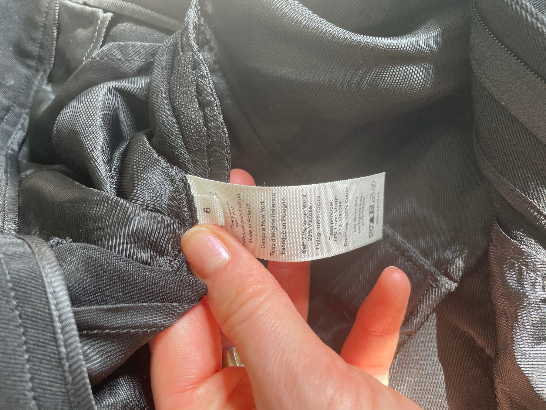 Khaite Pantalons: KHAITE August Hose in Schwarz – D'occasion à Zürich par ann_lv2n 5