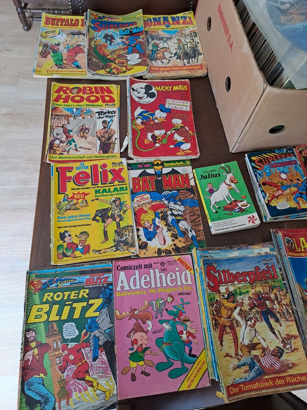 Fumetti: ca100 Comics Lasso Bessy MickyMouse Silberpfeil Superman etc – Usato da Wängi venduto da Max64