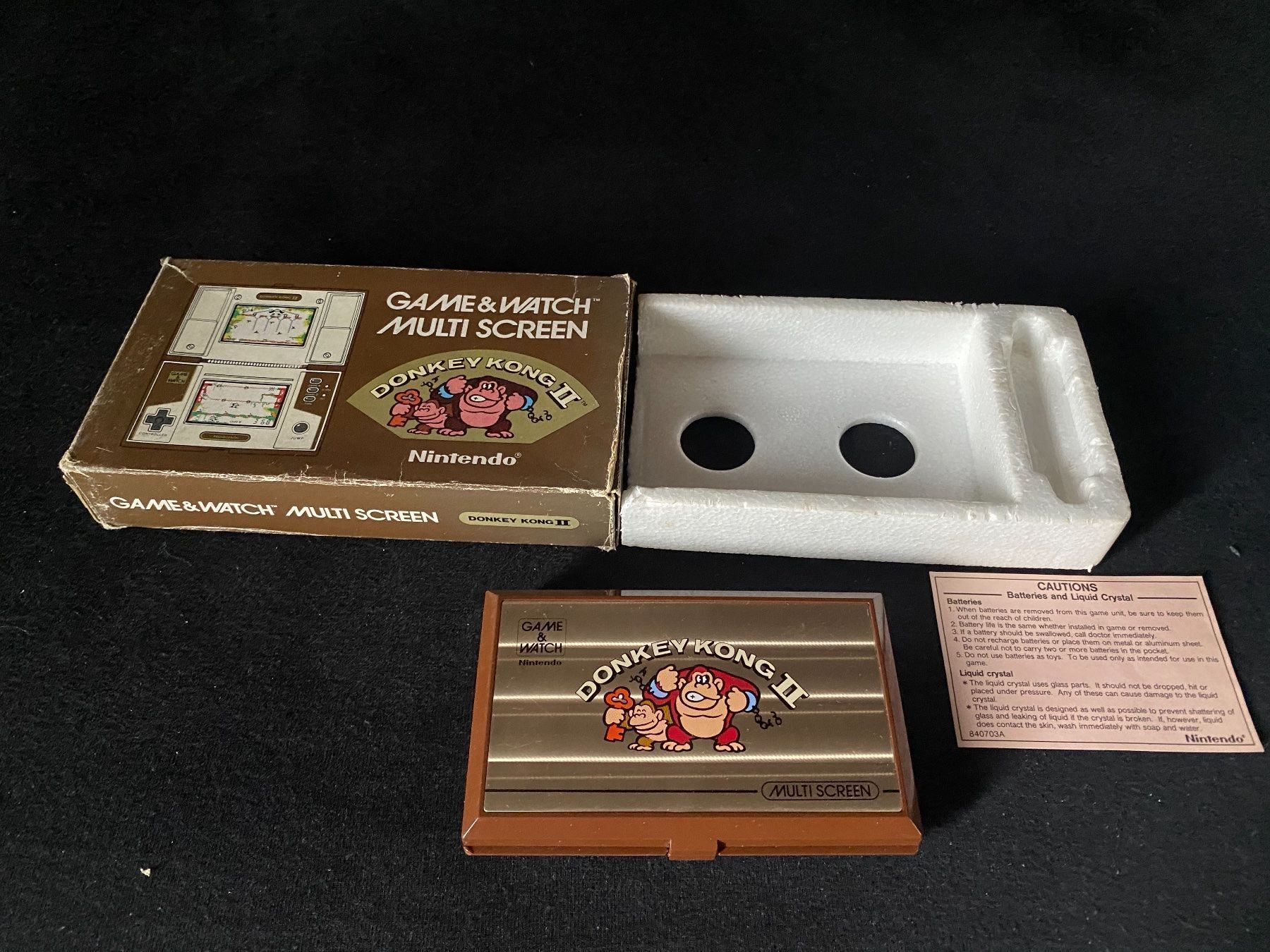 Nintendo Konsolen: Game & Watch Donkey Kong 2 complet en boite – Gebraucht aus Lausanne von sauvezretrogames 4