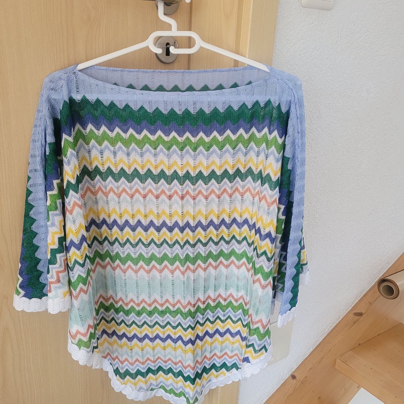 Altro in Moda donna: Missoni Poncho bunt gestreift – Nuovo (secondo la descrizione) da Untereggen venduto da man_zks8 3