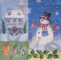 Serviette im winter (w23) 2Stk.