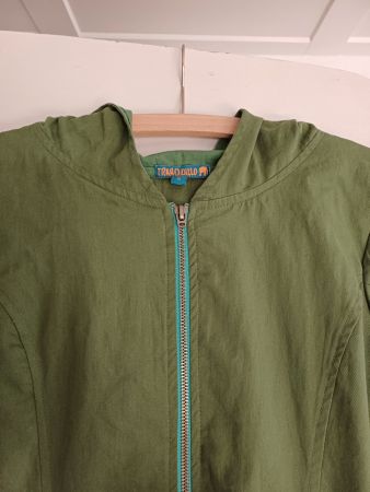 Jacke von Tranquillo Baumwolle  grün