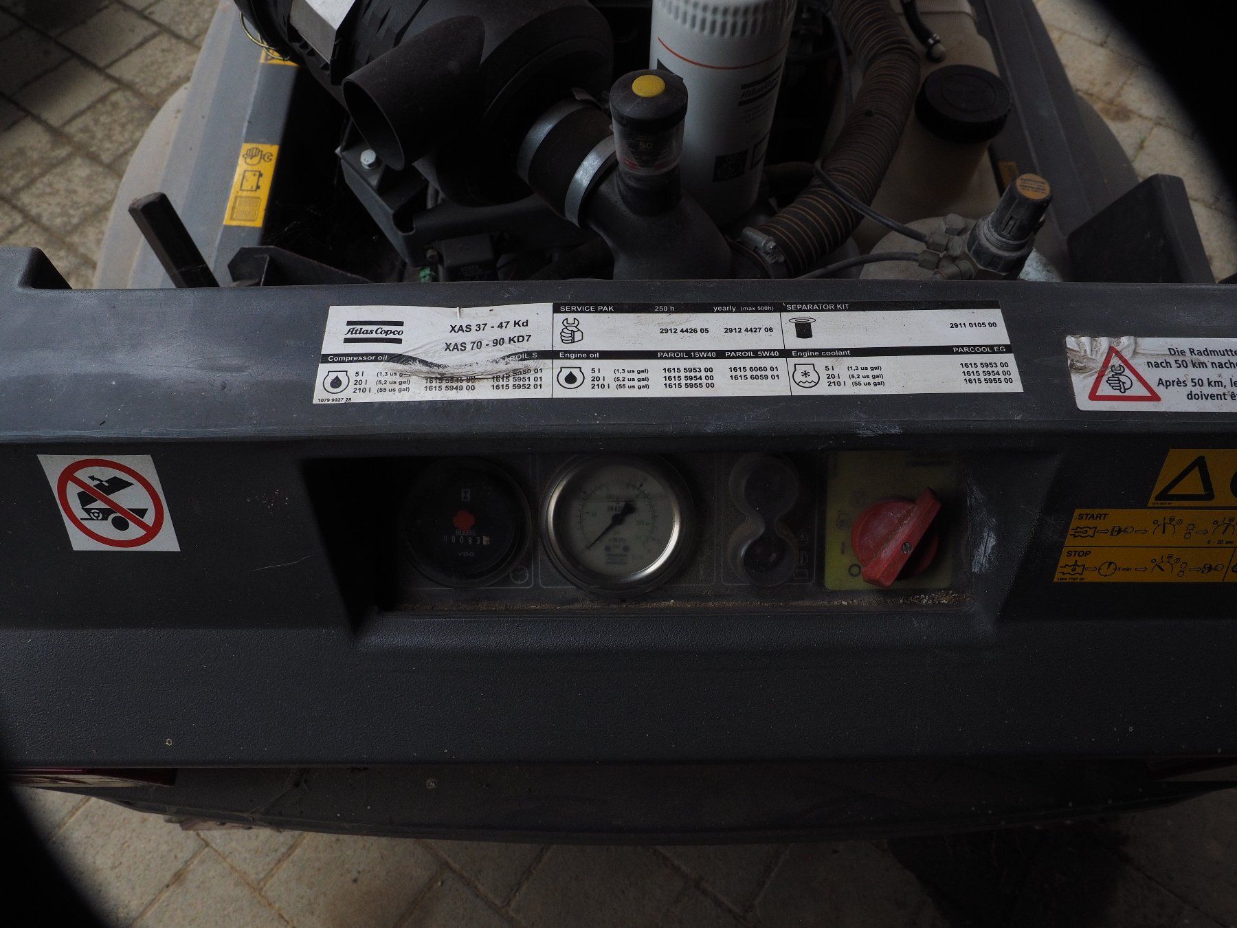 Atlas Copco Compressori: Kompressor "Atlas Copco" XAS 37 – Usato da Arboldswil venduto da Alexis46 1