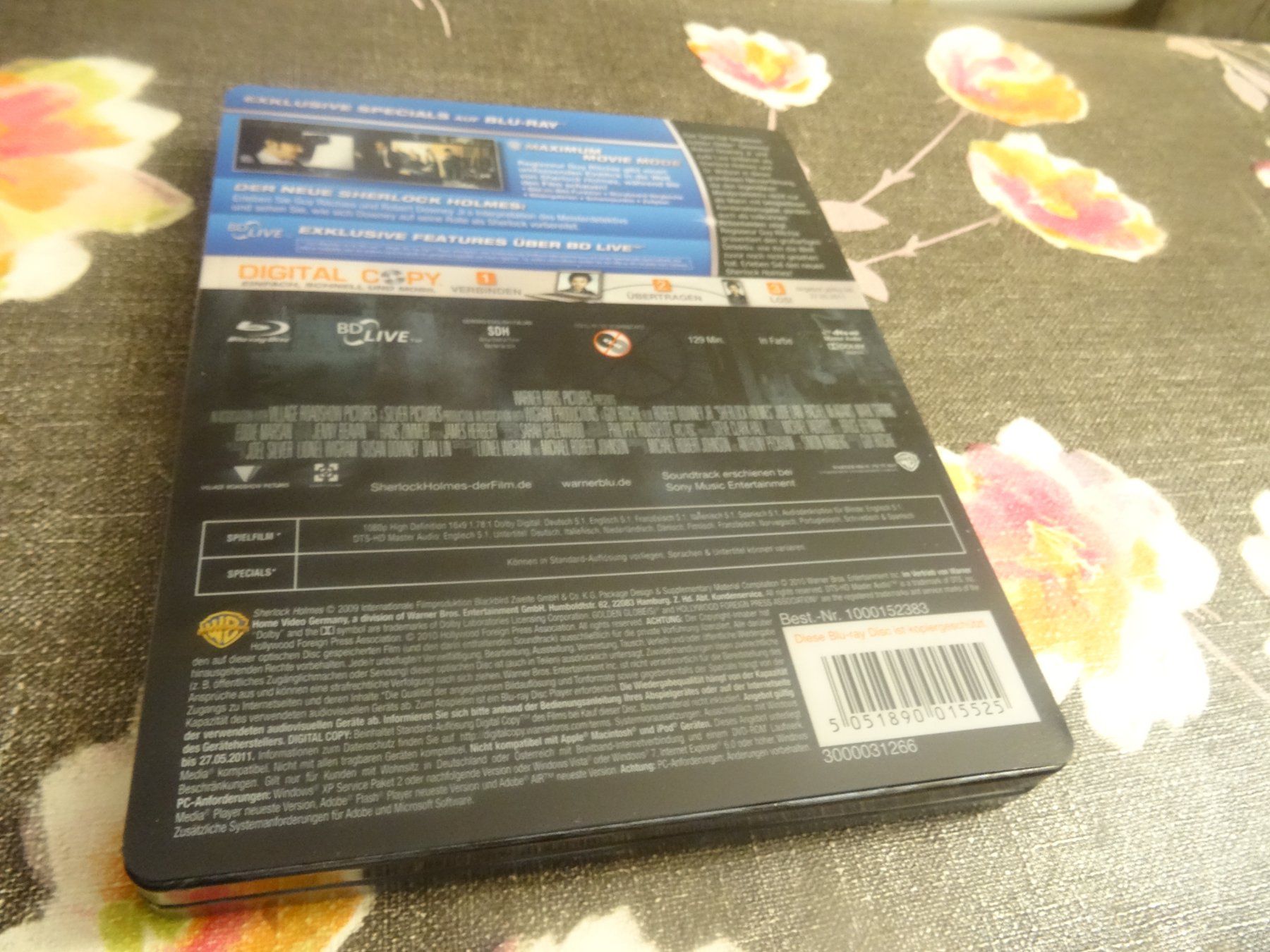 Alle DVDs: Sherlock Holmes Steelbook BLU-RAY – Gebraucht aus Olten von Disc-Verkauf 1