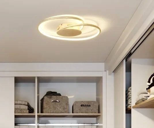 Kronleuchter & Deckenlampen: AKTION Lindby Joline LED-Deckenleuchte, gold, 45 cm – Neu und originalverpackt aus Basel von Seifehuesli 1