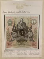 Kuriositäten auf Banknoten Thailand