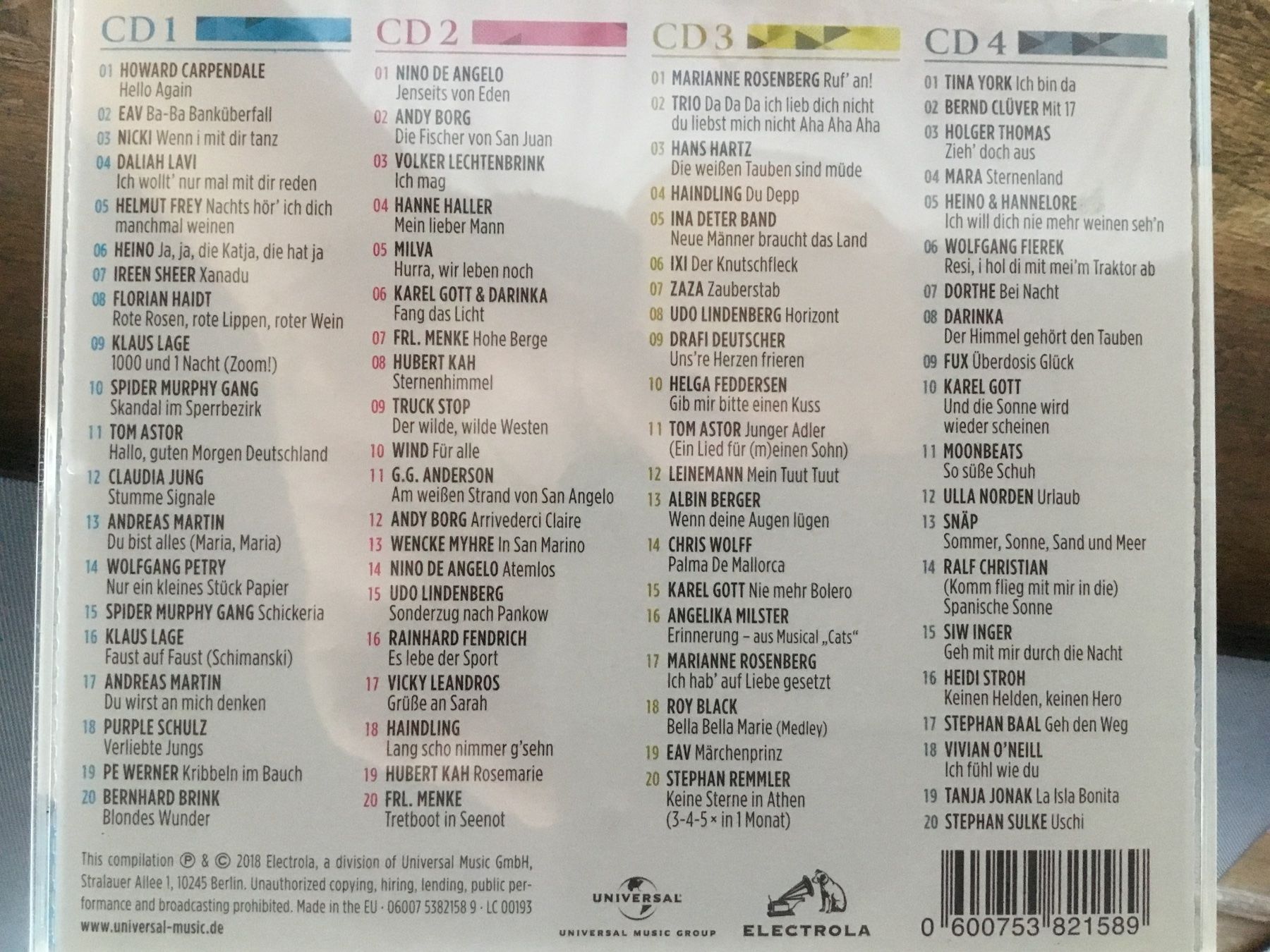 CDs: CD Box "Hello Again - Die Grossen Schlager Der 80er. u – Gebraucht aus Thierachern von sweden08 1