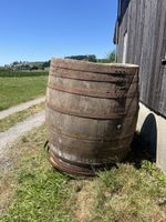 Holzfass Eiche für Spielplatz, Blumen oder Deko