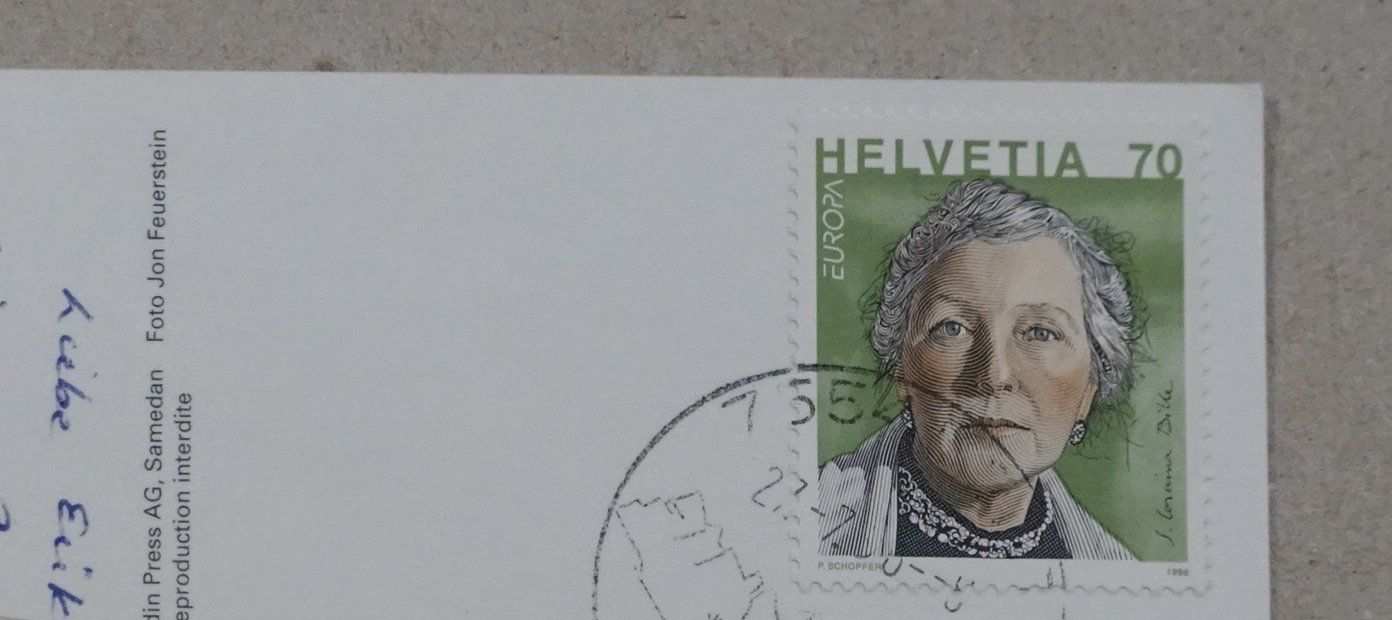 Cartoline postali: Scuol, 1996 – Usato da Lenzburg venduto da fh1 1