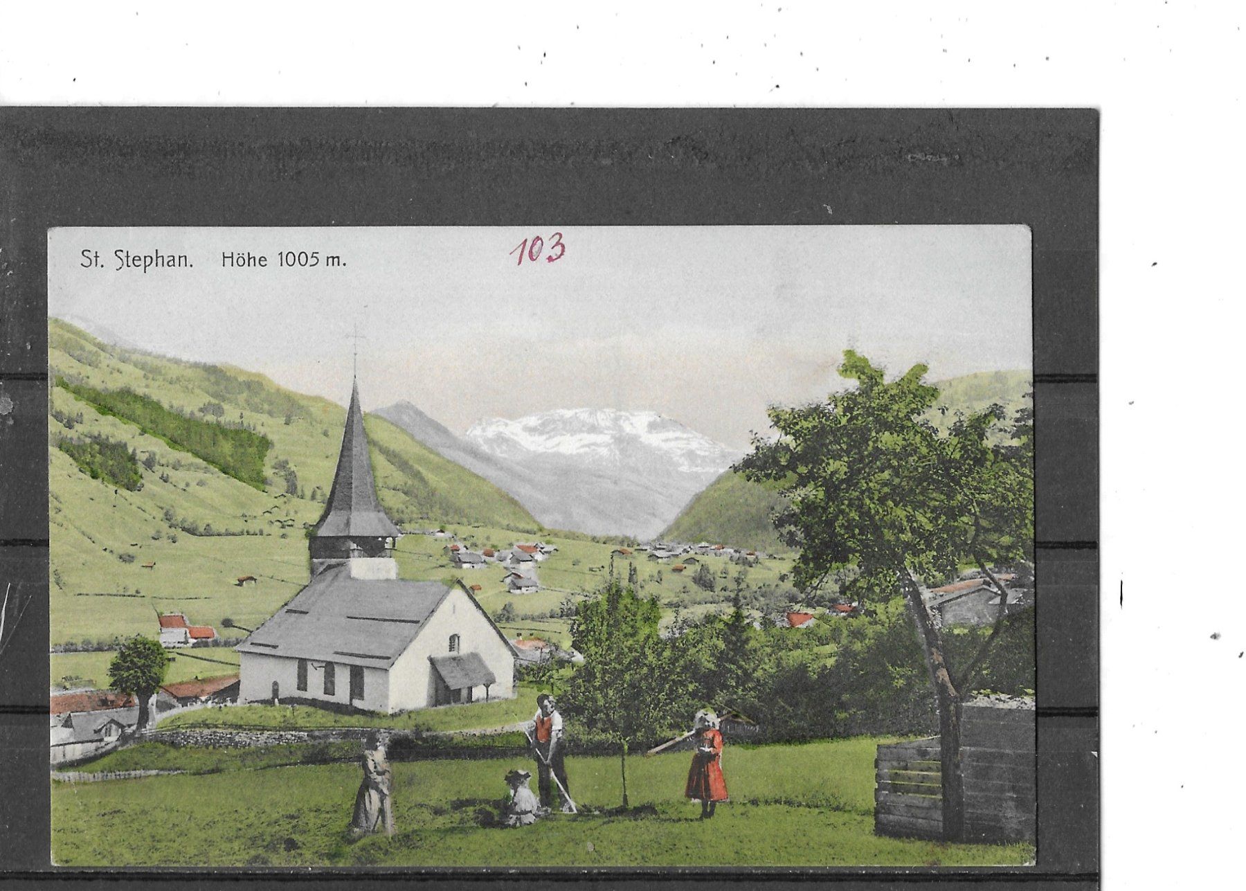Ansichtskarten: BE St.Stephan – Gebraucht aus Schocherswil von Wilare