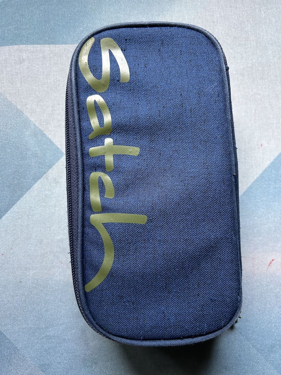 Satch Schüler-Etuis: Satch Schlamperbox blau-grün – Gebraucht aus Wiler (Lötschen) von Nad4 1