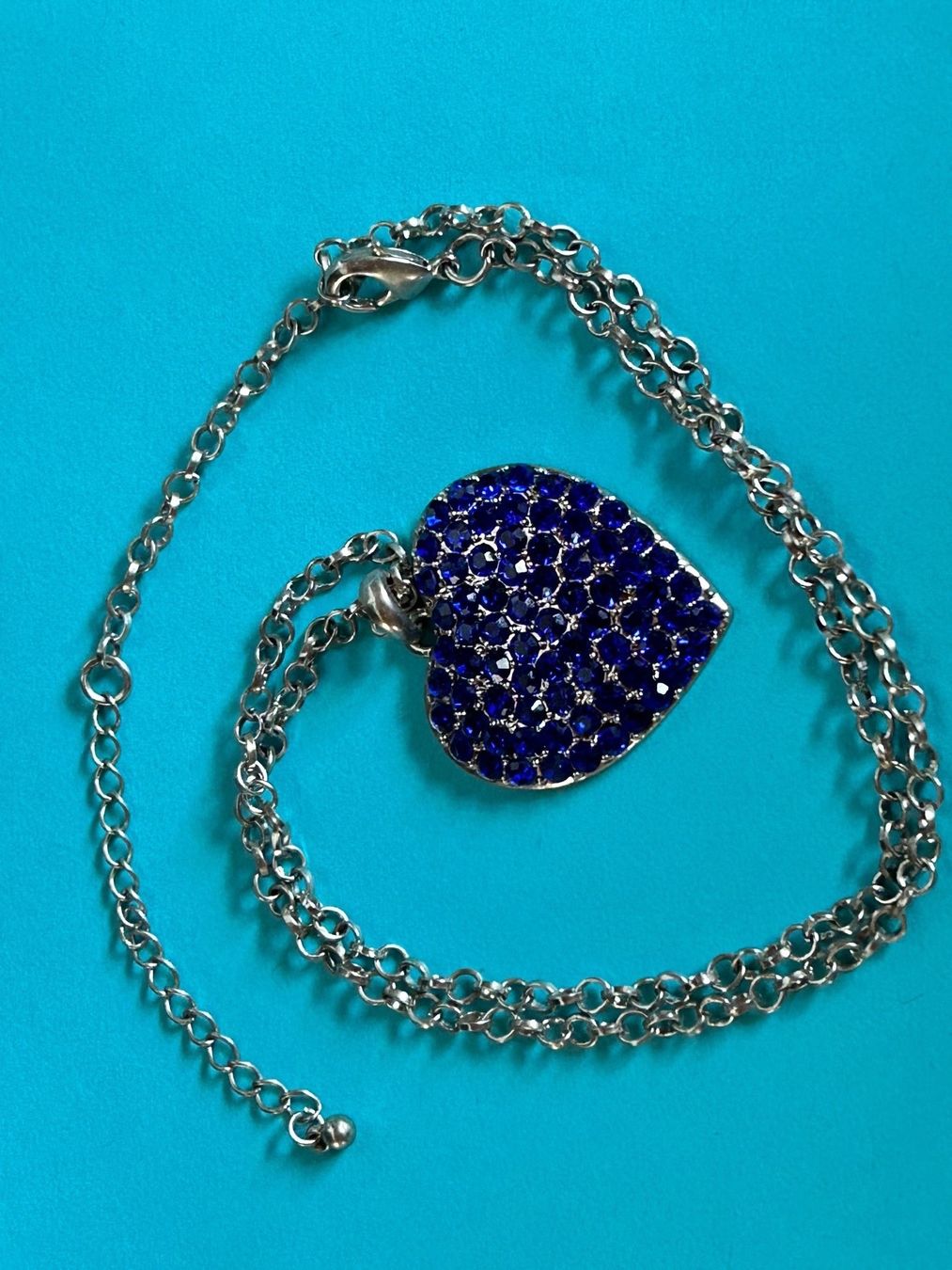 Catenine: Kette Blaues Herz (55cm) – Usato da Laufen venduto da Bellavitaboom 8