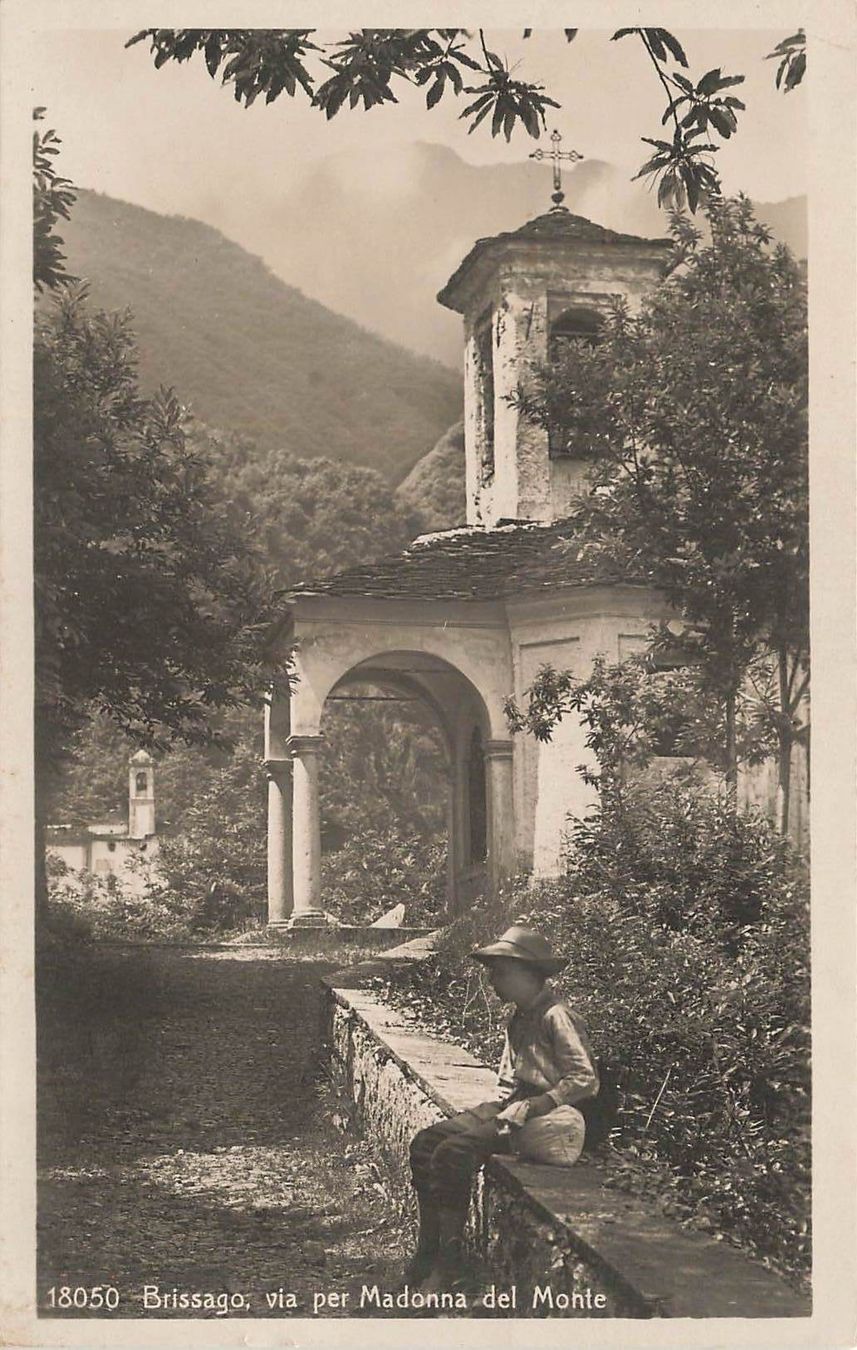Cartoline postali: Brissago via per madonna del monte – Usato da Biasca venduto da Blenio71