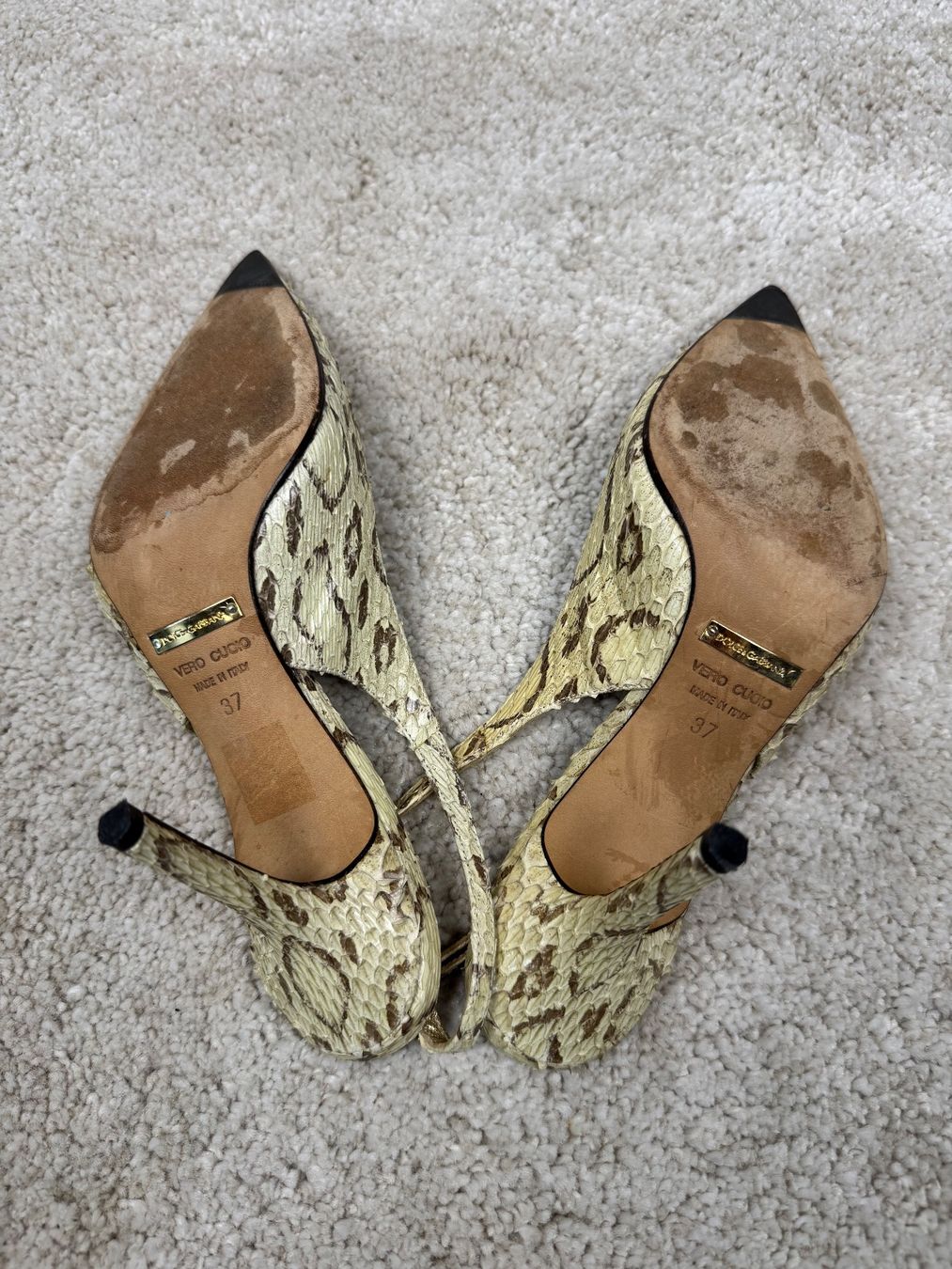Dolce & Gabbana Scarpe da donna: D&G Highheels Schlangenleder – Usato da St.Gallen venduto da chantalmaag 3