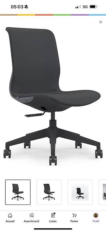 Sedie: Chaise de bureau Ofinto Flex Office – Nuovo (secondo la descrizione) da Villarzel venduto da Matt-93