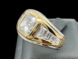 BUCHERER Diamanten 1.97ct Ring 18k Gold Gr 54 *S2270