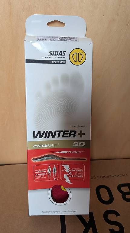 Herrenschuhe: Sidas Winter+ 3D Einlegesohlen Flashfit Gr. 25-26.5 – Gebraucht aus Winterthur von tpetaja 1