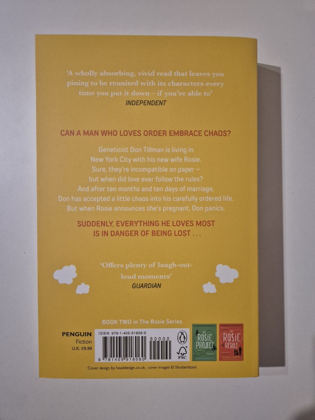 Libri: The Rosie Effect - Graeme Simsion – Nuovo (secondo la descrizione) da Pfeffikon LU venduto da jer_hzc7 1