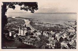 Walzenhausen, Rheinmündung in Bodensee, gelaufen 1931