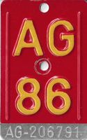 Velonummer AG 86